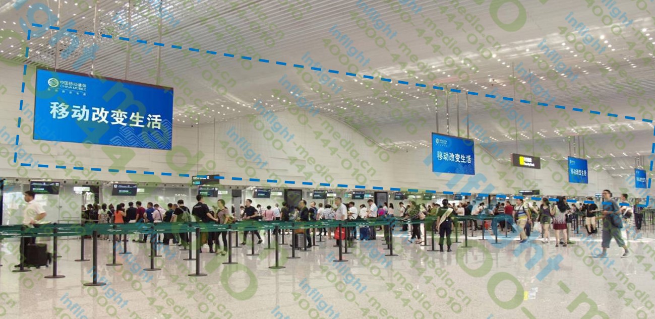 广州机场安检LED屏广告