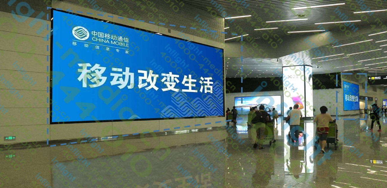 广州机场行李厅LED屏